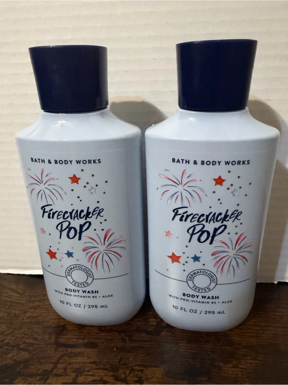 2 Bath & Body Works Firecracker Pop Body Washes — Cherry, Citrus, Berry